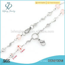 Hochwertige 18k dicke Kette Silber Halskette, niedliche alte Kette für Frauen